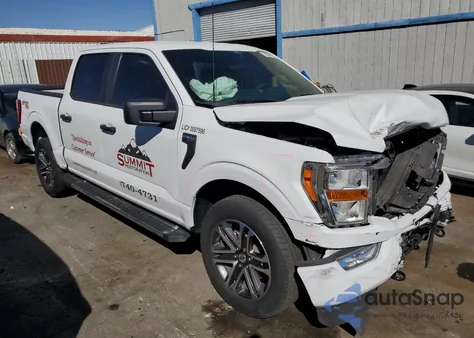 2022 Ford F150 Supercrew z USA, uszkodzony, nr VIN 1FTEW1EP0NFA16350